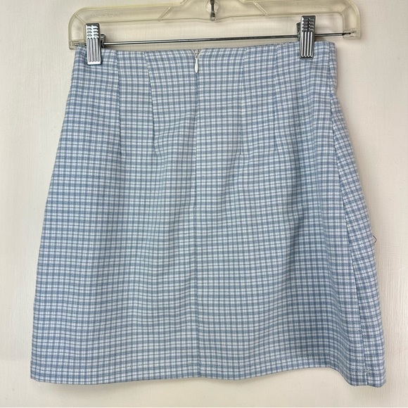 Brandy Melville Gingham Cara  Mini Skirt - Picture 4 of 7